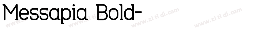 Messapia Bold字体转换